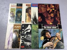10 JOHN MAYALL LPs inc. Blues Breakers, A Hard Road, Empty Rooms, Turning Point, USA Union, Blues