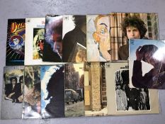 13 BOB DYLAN LPs inc. "Dylan And The Dead", "Bringing It All Back Home", "Blonde On Blonde", "The
