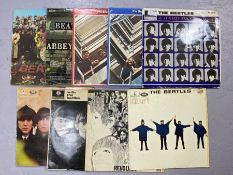9 BEATLES LPs inc. "Sgt. Pepper's" (Mono Orig. UK), "62-66", "67-70", "Abbey Road" (UK Orig. with
