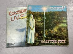 2 Colosseum LPs: "Valentyne Suite" (UK Vertigo swirl VO 1, orig "Philips credit" with Vertigo