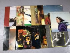 15 AMERICAN SINGER SONGWRITER / FOLK LPs inc. Tim Buckley, Joni Mitchell, Melanie, Laura Nyro, Ry