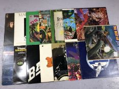 15 SEVENTIES ROCK / POP LPs inc. Home, Marc Bolan, Nilsson, The Sweet, Santana, Lou Reed, McGuinness