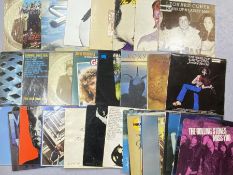 35 ROCK/POP LPs inc. Beatles, Rolling Stones, David Bowie, The Who, Roxy Music, The Moody Blues