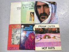 6 Frank Zappa LPs including: "Freak Out!" (UK mono orig Verve VLP 9154), "Hot Rats" (UK orig Reprise
