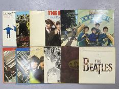 12 BEATLES LPs inc. "White Album", "Abbey Road", "Sgt. Pepper's", "Help!", "62-66", "67-70", "
