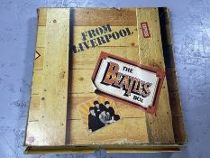 THE BEATLES BOX "FROM LIVERPOOL" : 8 LP set (box a bit damaged).
