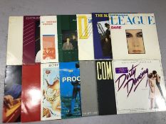 15 EIGHTIES ROCK / POP LPs / 12" inc. Duran Duran, Dire Straits, Proclaimers, Human League,