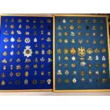 Militaria: Collection of Military insignia, Badges, cap badges, rank badges approx 130 in total with