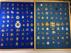 Militaria: Collection of Military insignia, Badges, cap badges, rank badges approx 130 in total with