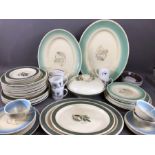 Large collection of Susie Cooper dinner and tea ware, including Feather and Glen Mist patterns,