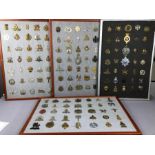 Militaria: Collection of Military insignia, Badges, cap badges, rank badges approx 140 in total with