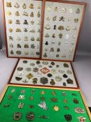 Militaria: Collection of Military insignia, Badges, cap badges, rank badges approx 120 in total,