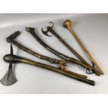 Good collection of African /Tribal weapons and tools (5)