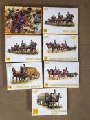 Model making kits by Hat: horse-drawn wagons and military figures (7)
