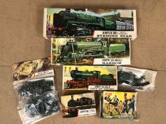 AIRFIX OO Limited edition model making kits to include Evening Star, Harrow, Saddle Tank etc, 8 in