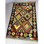 Chobi Kilim rug, approx 167cm x 100cm