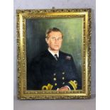 Oil on board of a Military figure signed lower left approx 38 x 50cm