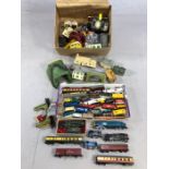 Model railway OO/HO gauge to include at least five locomotives, many wagons and carriages,