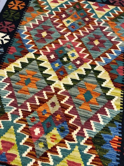Chobi Kilim rug, approx 129cm x 89cm - Image 2 of 3