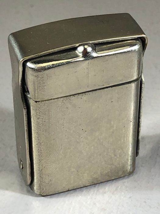 Collection of three inkwells: A leather cased travelling ink well with glass pot. A silver - Image 10 of 12