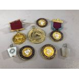 Collection of Masonic medals (8)