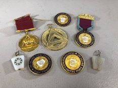 Collection of Masonic medals (8)