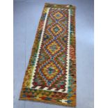 Chobi Kilim Runner, approx 200cm x 67cm