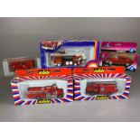 Boxed diecast fire vehicles to include Solido no.3118 and 3106 fire engines, Solido Chrysler