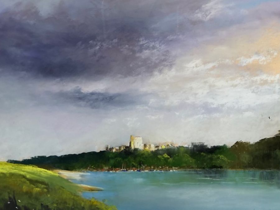 PAUL HARDY, pastel of Windsor Castle, signed lower right, approx 50cm x 37cm, framed and glazed - Bild 2 aus 3