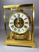 20th Century Jaeger-Le Coultre Atmos Clock, within a lacquered brass case, numbered '518428', approx