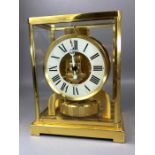 20th Century Jaeger-Le Coultre Atmos Clock, within a lacquered brass case, numbered '518428', approx