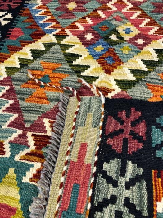 Chobi Kilim rug, approx 129cm x 89cm - Image 3 of 3
