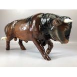 Ceramic Sylvac model of a Bull, no. 3930, 19cm tall