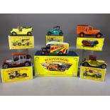 Six boxed Matchbox 'Models of Yesteryear': Y 6, 7, 14, 16, 22 and 31