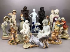 Collection of various figurines