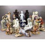 Collection of various figurines