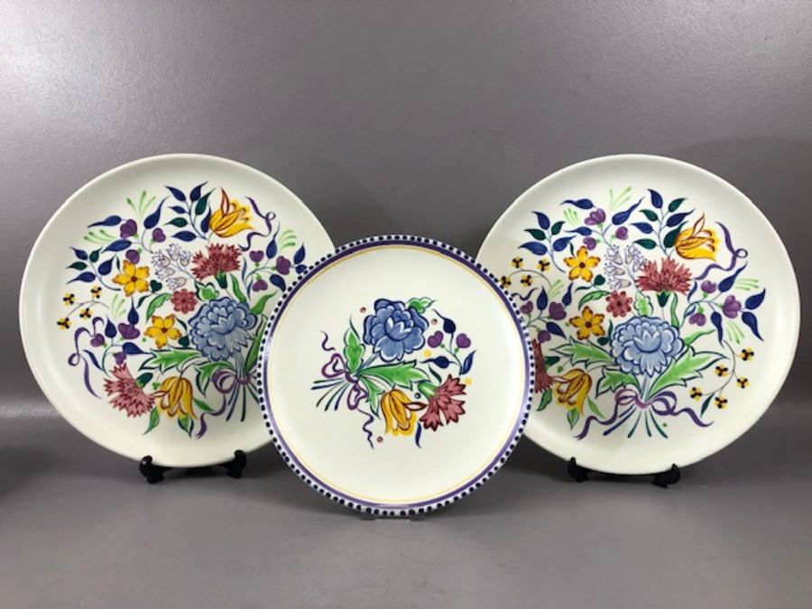 Collection of Poole Pottery to include Plates, dishes and a vase (10) - Image 2 of 6