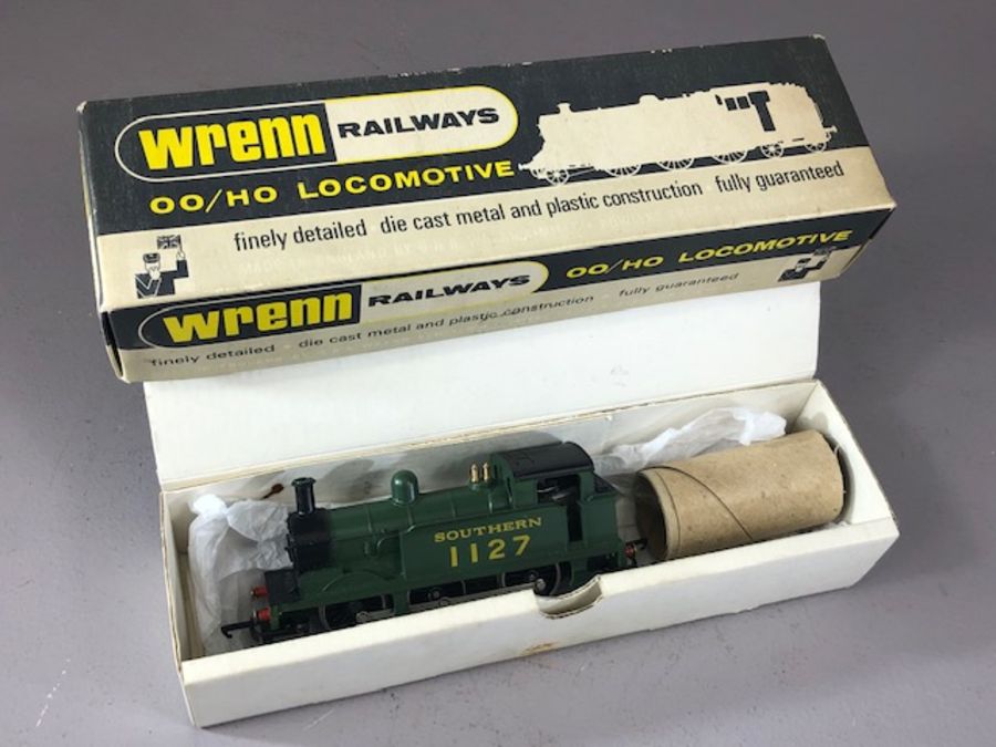 Wrenn 00 Gauge W2207 0.6.0 Tank Locomotive, SR green, No 1127, with instructions and original box