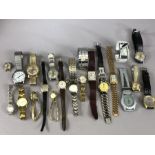 Large collection of wrist watches to include Tissot, Seiko, Vintage Timex etc