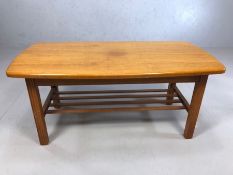 Mid Century style coffee table, approx 90cm x 45cm x 40cm