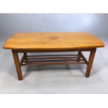 Mid Century style coffee table, approx 90cm x 45cm x 40cm