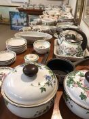 Very large collection of Portmeirion 'The Botanic Garden' pattern dinner, tea and kitchen and