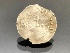 Silver coin: Henry I Penny (1100 - 1135) of Shrewsbury