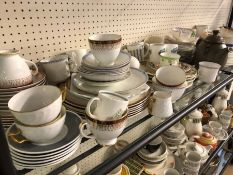 Large collection of part tea sets to include Staffordshire, Wedgwood, Susie Cooper, Myott & Sons,