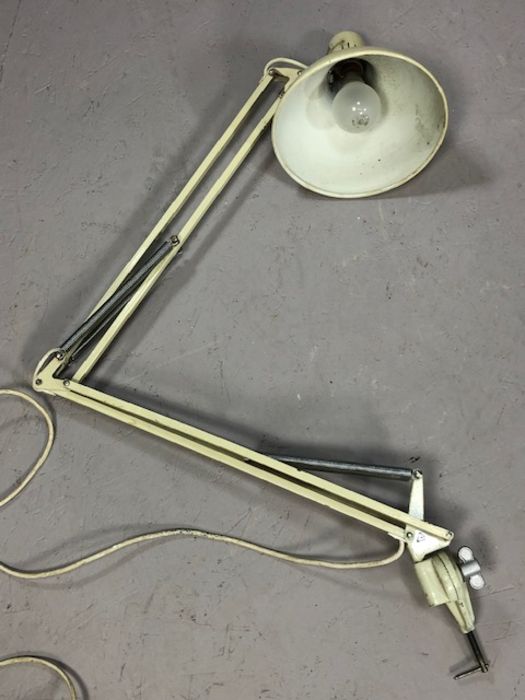 Machinist desk-attaching industrial lamp by thousandandone lamps ltd