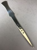Silver hallmarked Letter opener approx 23cm in length & 51g