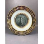Worcester Barr Flight & Barr soup plate, from the 'Hope Service' commissioned by the Duke of