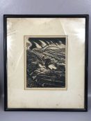 RALPH FABRI N.A. S.A.E.(Hungarian/American, 1894-1975). 'Atilla'. Pencil Signed print 8/50, approx