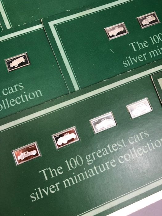 The 100 greatest cars silver miniature collection by John Pinches Limited - Image 2 of 6