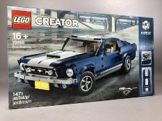LEGO Creator Ford Mustang 10265, unopened, unbuilt and complete